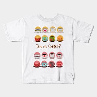 Tea or Coffee Kids T-Shirt